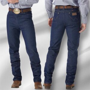 Wrangler Cowboy Cut 936 Slim Fit Men’s Size 30x30 Dark Blue Jeans